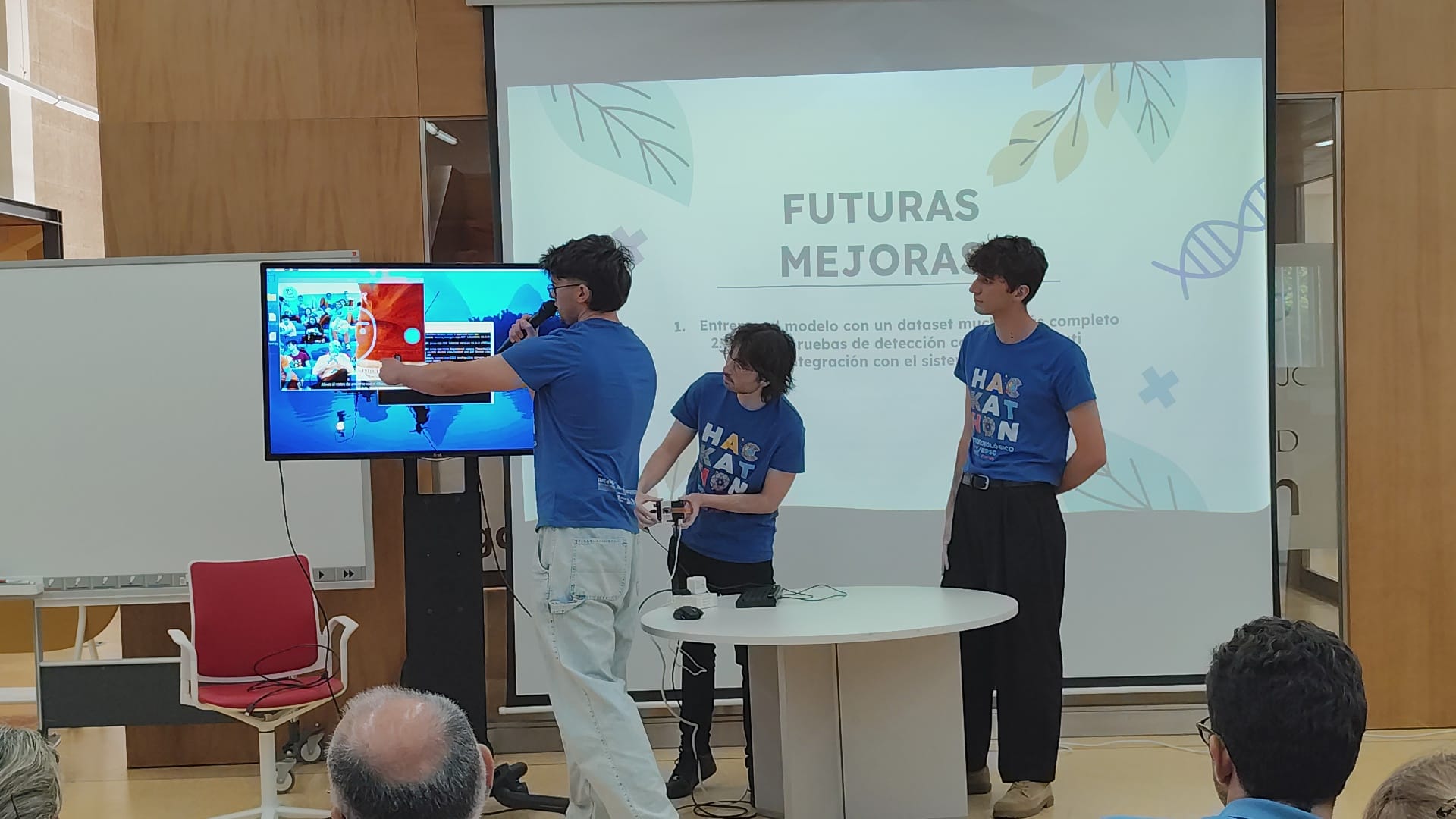 Reconocimiento obtenido en el hackathon